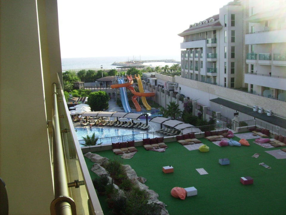 Ausblick vom Balkon Zimmer 3309 Aydinbey Kings Palace & Spa
