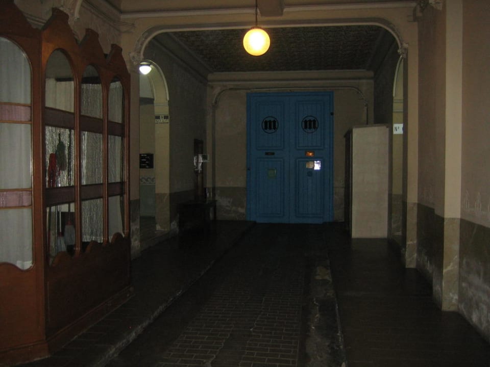 Hinten links die "Rezeption" Apartments Barcelona Rooms