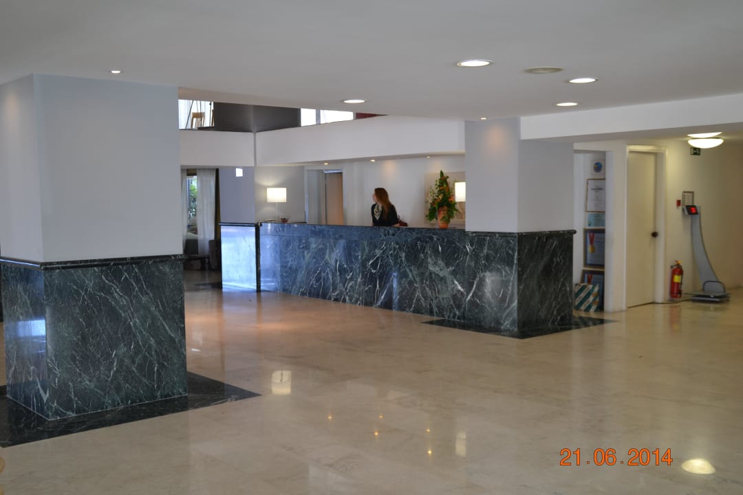 Rezeption Ibiscus Hotel Rhodos