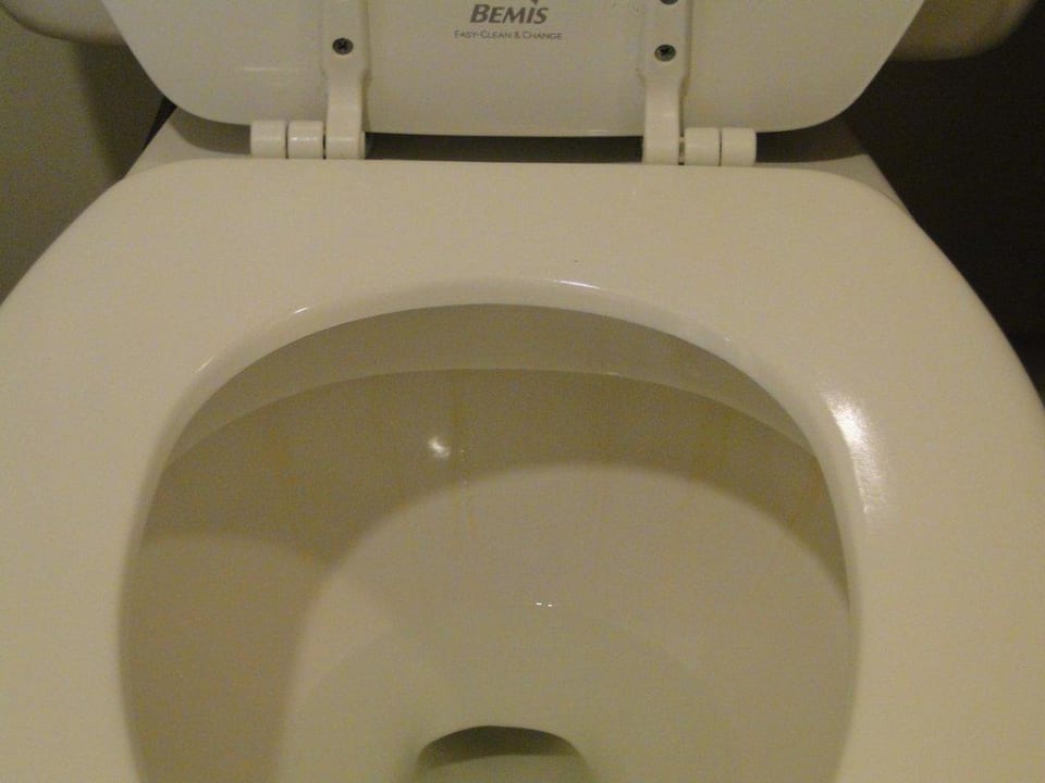 Schmutzige Toilette  Hotel Le Méridien New Orleans