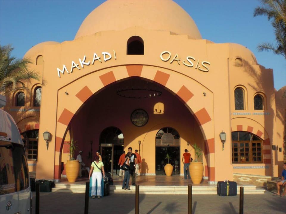 Eingangsbereich des Hotels Jaz Makadi Oasis Resort