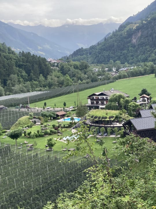 Außenansicht Apfelhotel - Torgglerhof (Saltaus)