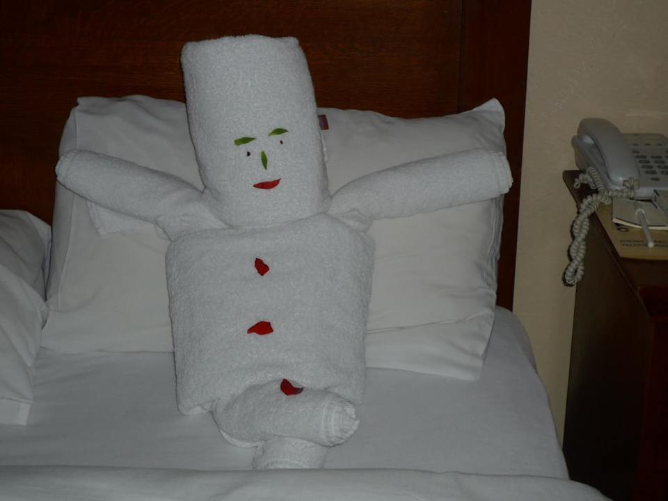 Handtuchkunst vom Roomboy Ghazala Gardens