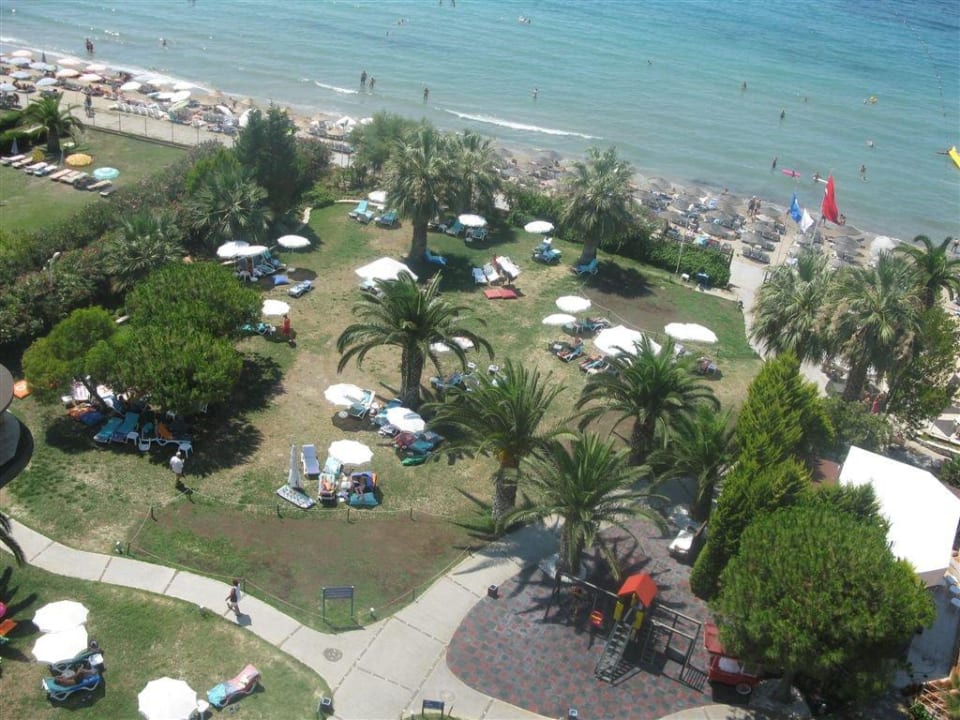 Widok z tarasu Hotel Ephesia