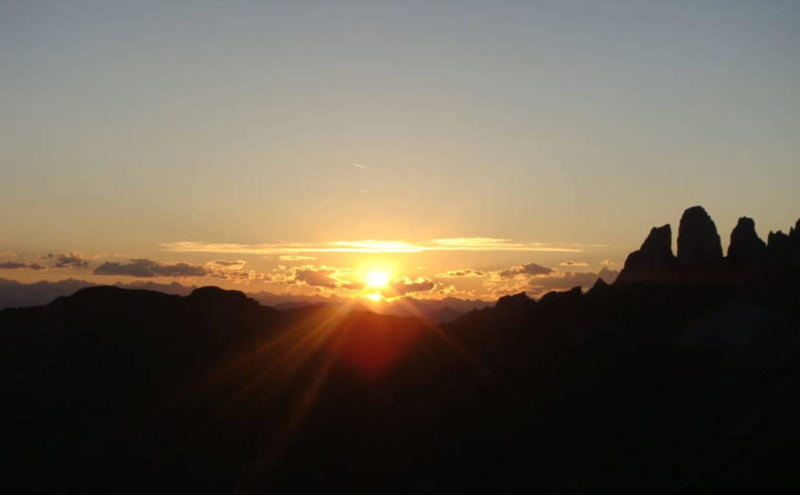 Sonnenuntergang Dolomiten  Residence Brunello