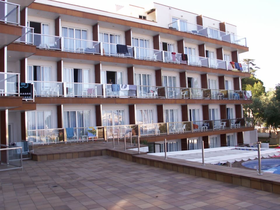 Von unerer Terrasse Hotel Clumba