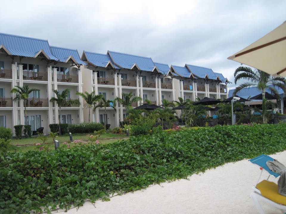 Sicht vom Strand Pearle Beach Resort & Spa