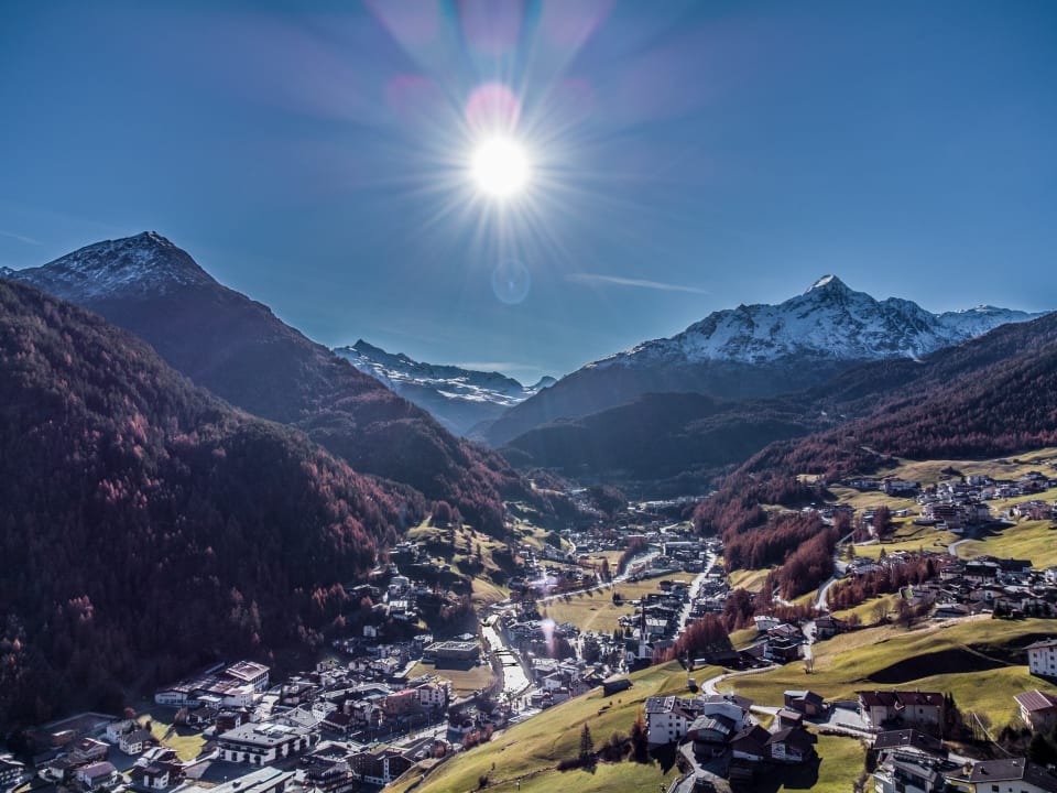 Ausblick The Peak Sölden - Chalets und Appartements