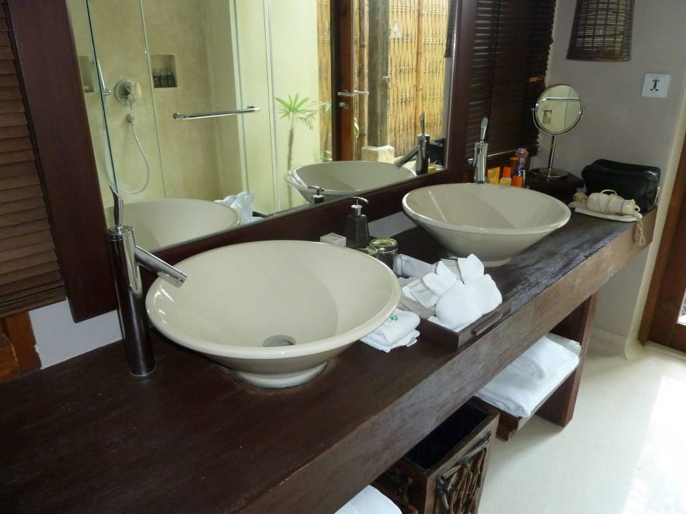 Bad mit 2 Waschbecken Anantara Rasananda Koh Phangan -  Villas