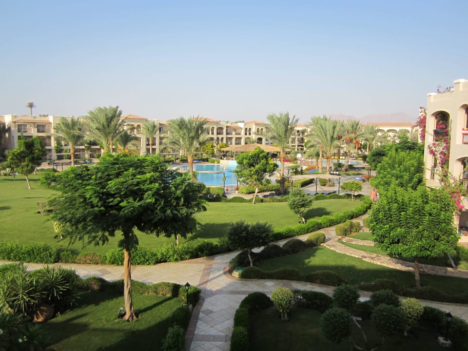 Blick von der Lobby Terrasse Jaz Mirabel Park & Club