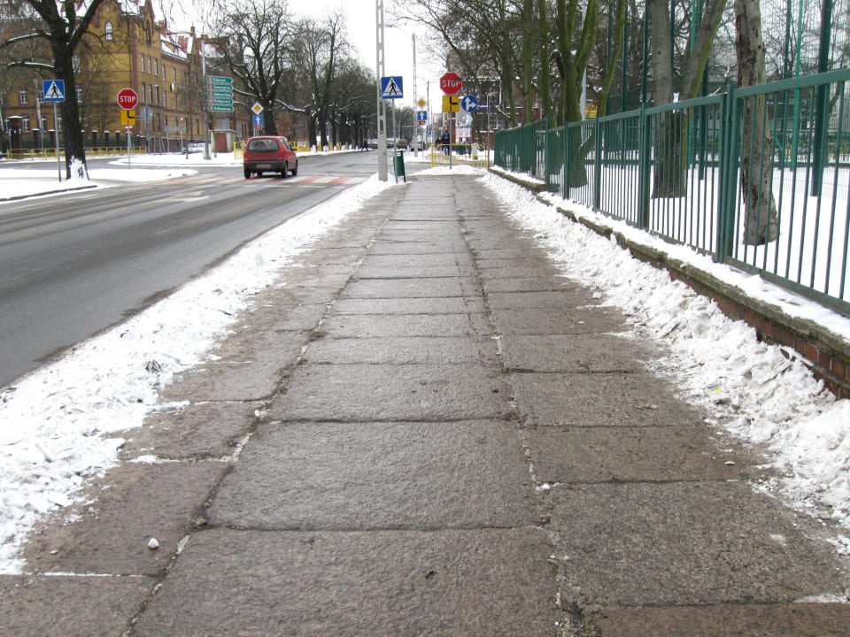 Strasse vom Bahnhof zum Hotel Hotel Kapitan