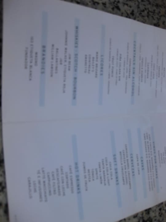 Cocktails und andere Getränke Hotel Riu Palace Oasis