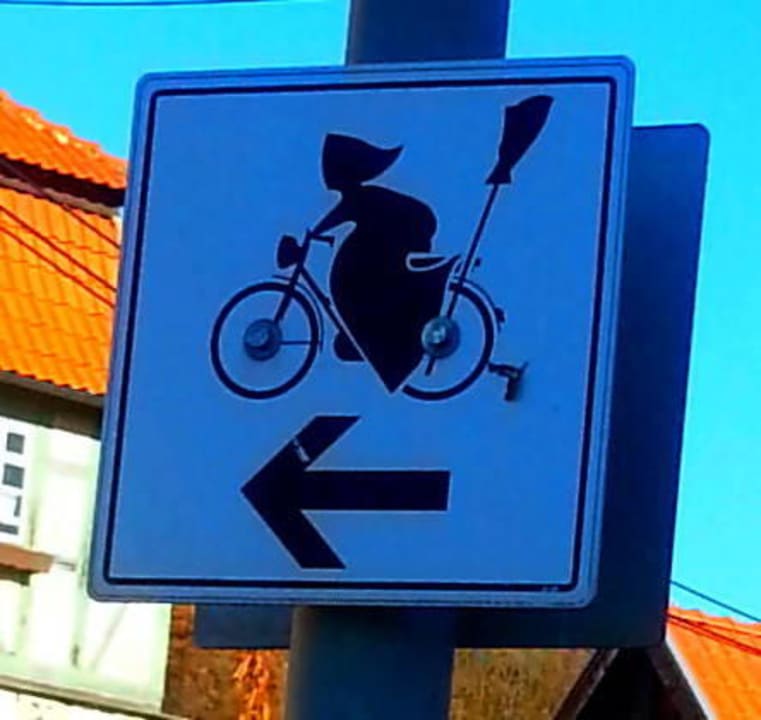 Hier radeln auch überall die Hexen Bauernhof & Pension Haus Ibe