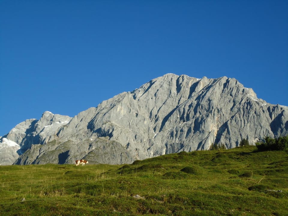 Blick in Richtung Hochkönigmassiv Alpengasthof Hotel Kopphütte