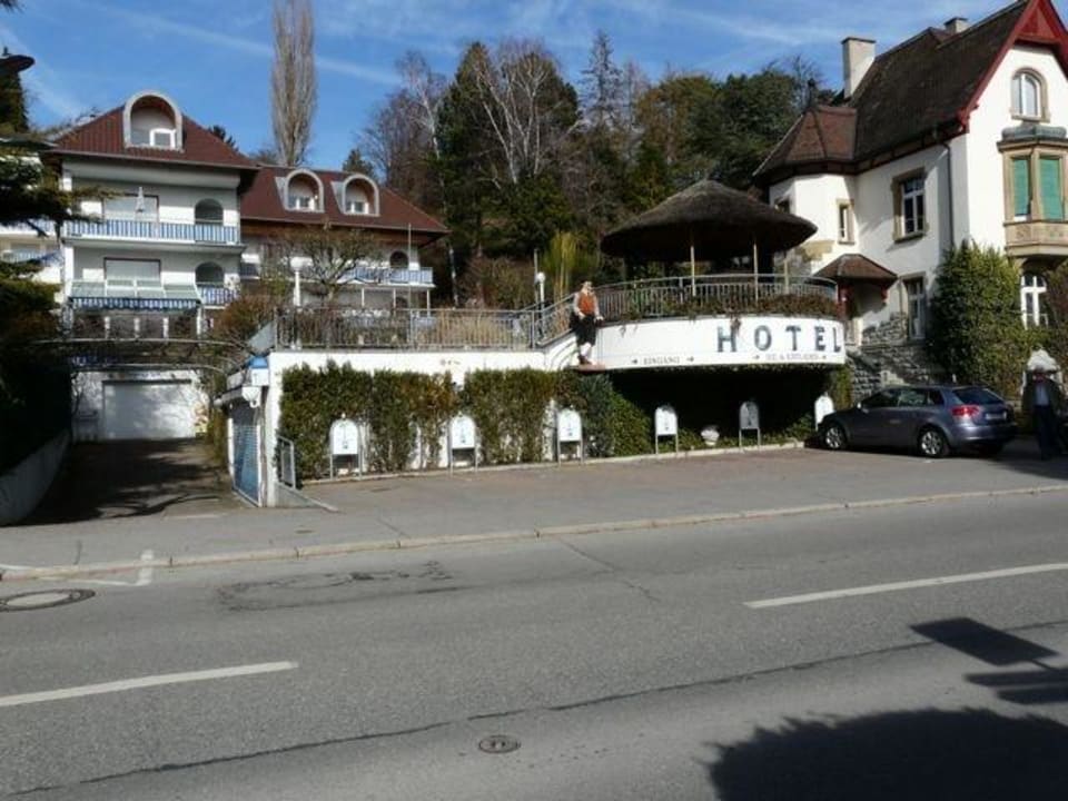 Outside of Hotel Stadtgarten in Überlingen Apart Hotel Stadtgarten