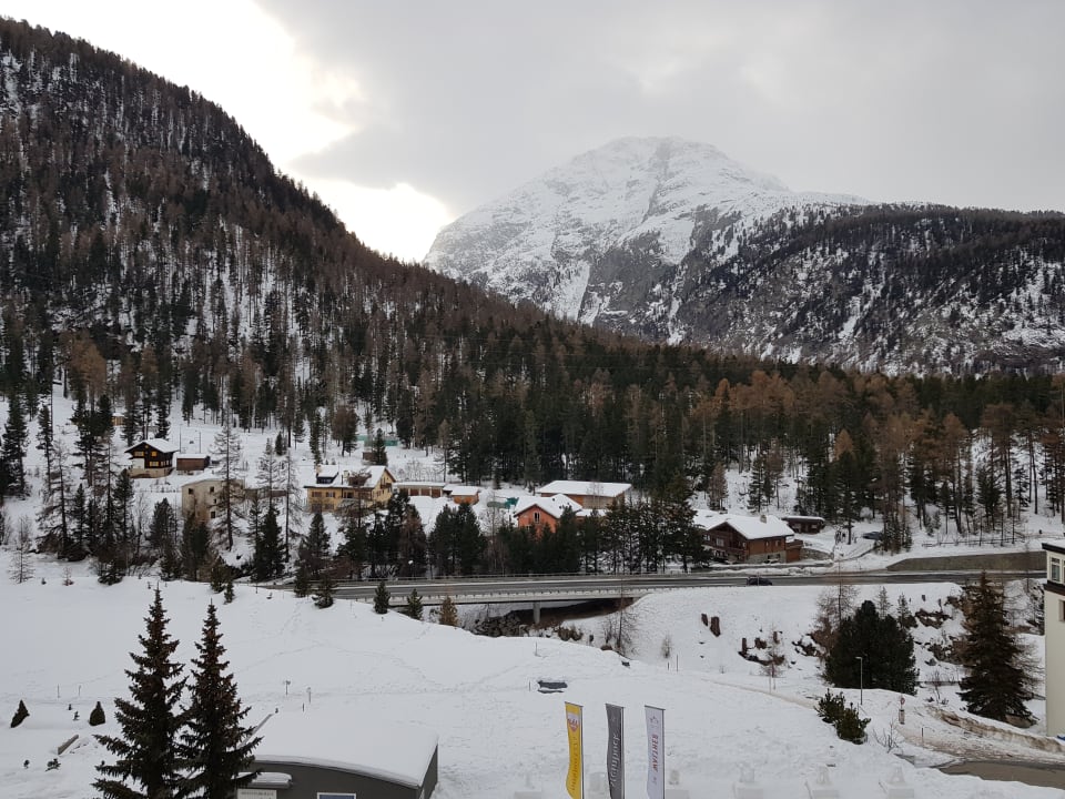 Ausblick Hotel Walther Pontresina