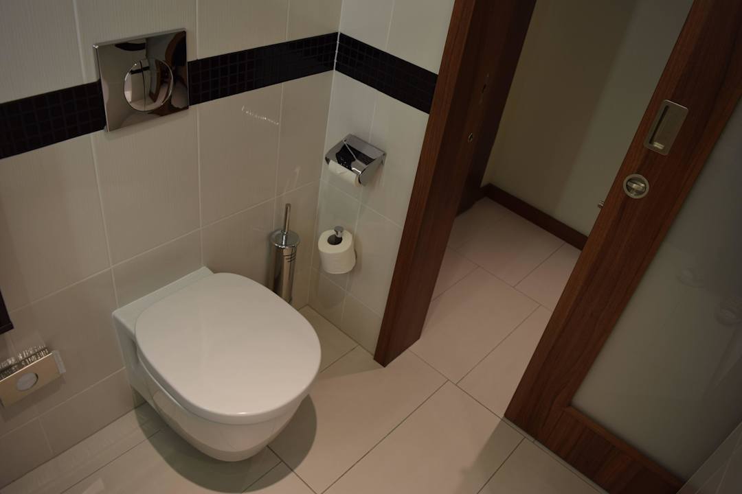 WC und Schiebetür zum Bad Hampton by Hilton Warsaw City Centre