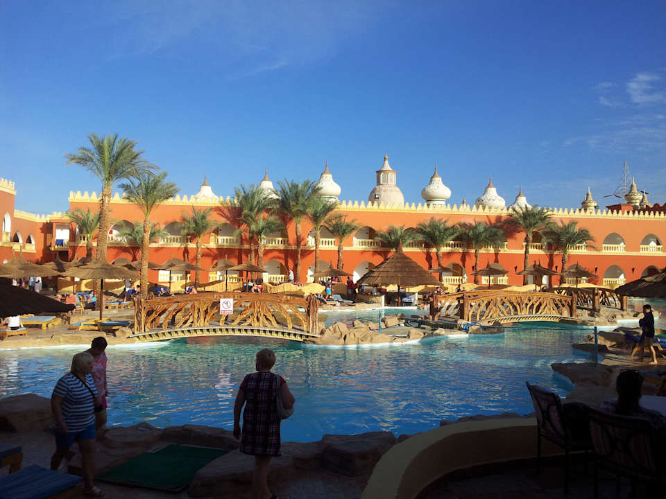 Ausblick auf einen der Pools Pickalbatros Alf Leila Wa Leila Resort - Neverland Hurghada