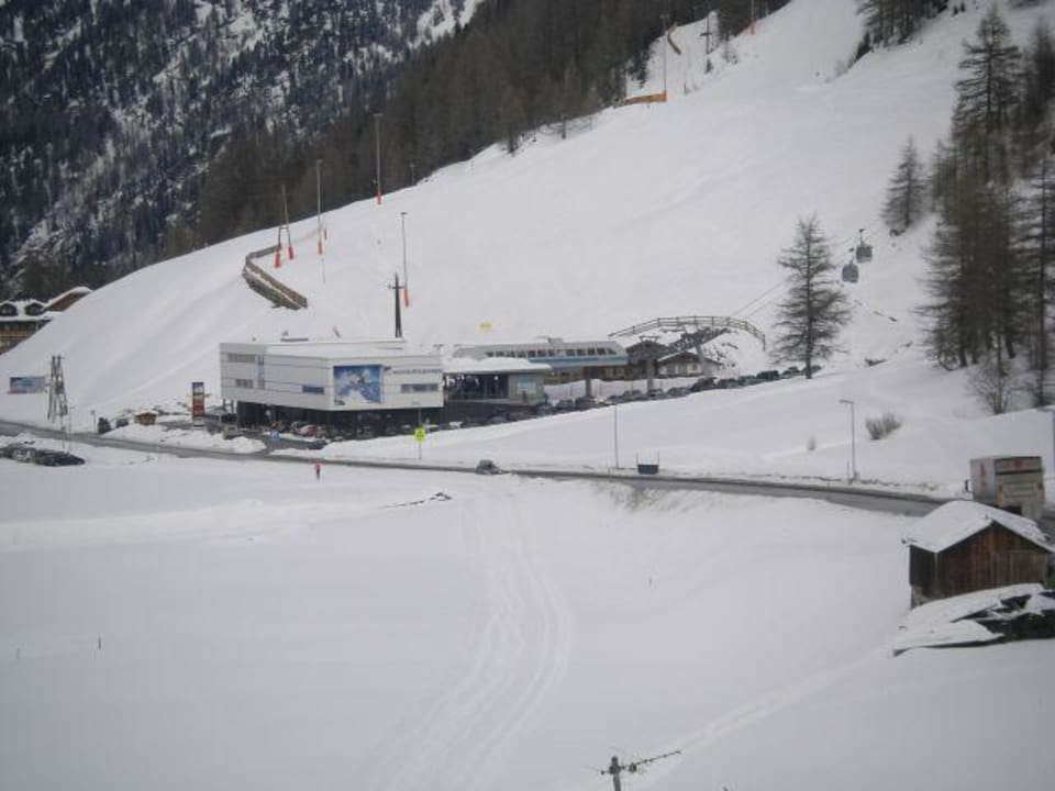Blick vom Hotel zur Gondel Hotel Jagdhof