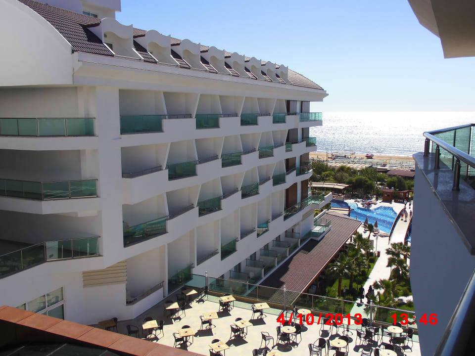 Blick vom Balkon Adalya Ocean Deluxe