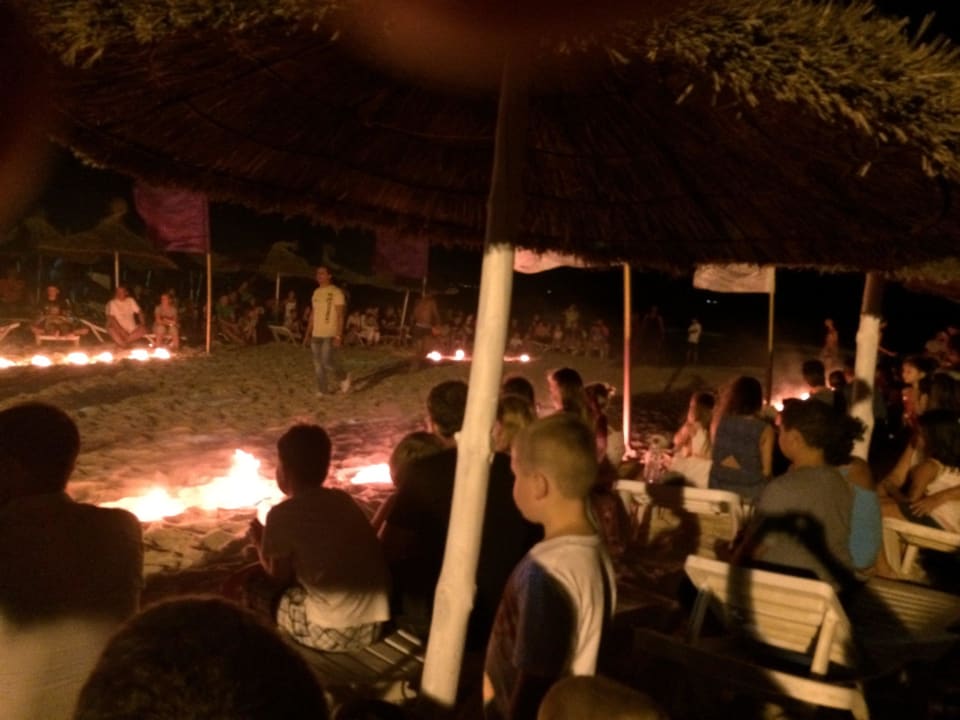 Feuershow am Strand Calimera One Resort Jockey