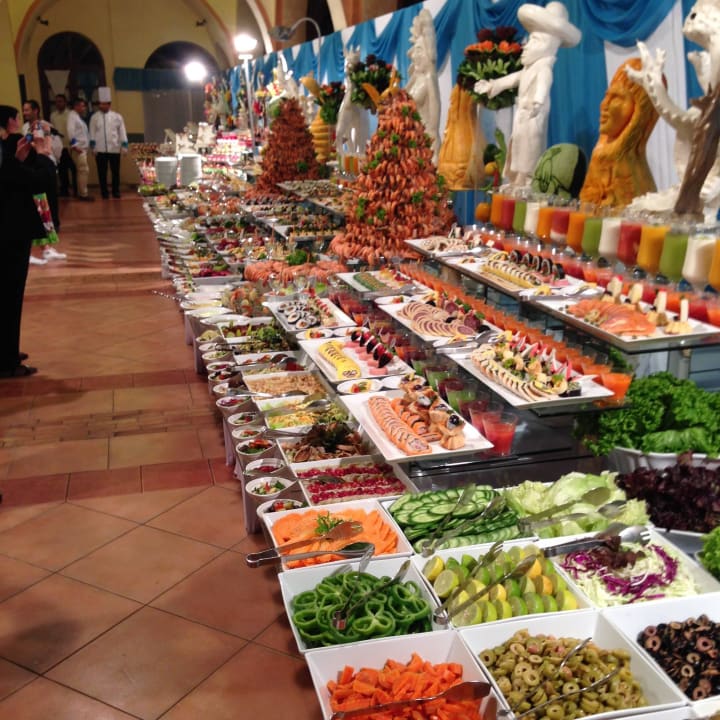 Das Silvesterbuffet 2015 Jaz Makadi Oasis Resort