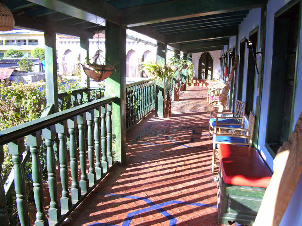 Ausblick vom Zimmer Nr. 7 Hotel Posada Shalimar