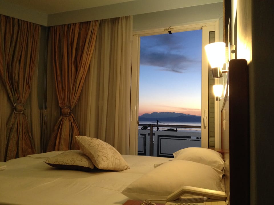 Rovies spectacular sunset and view to the sea Souris Hotel