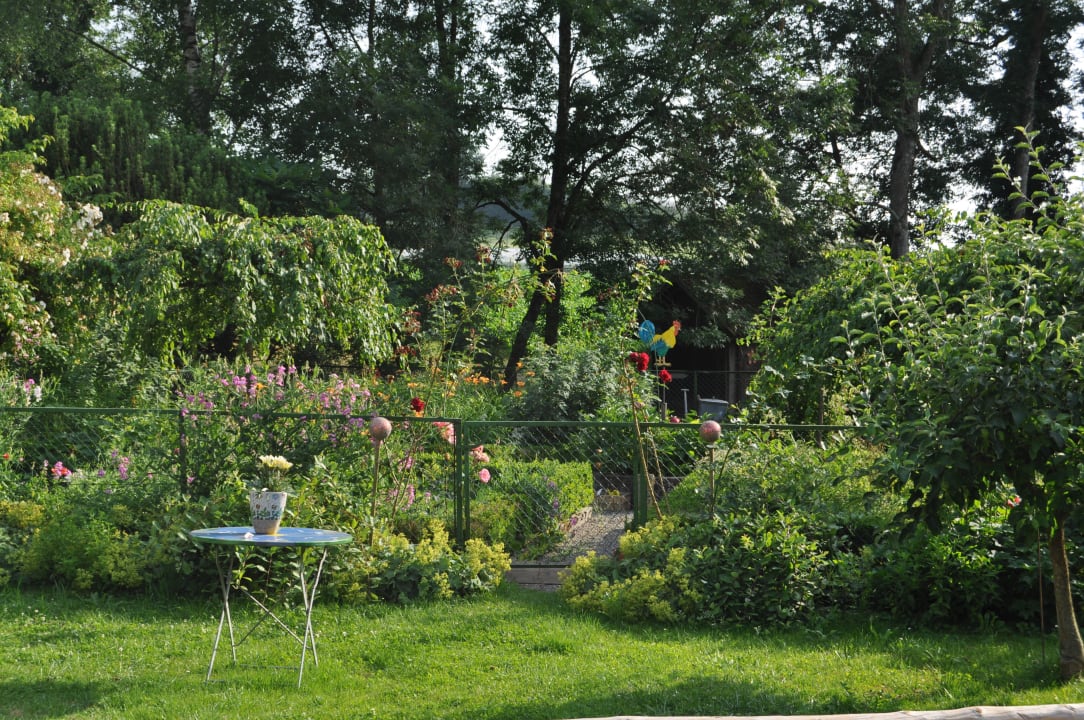 Schöne Gartenanlage Landhotel Martinsmühle