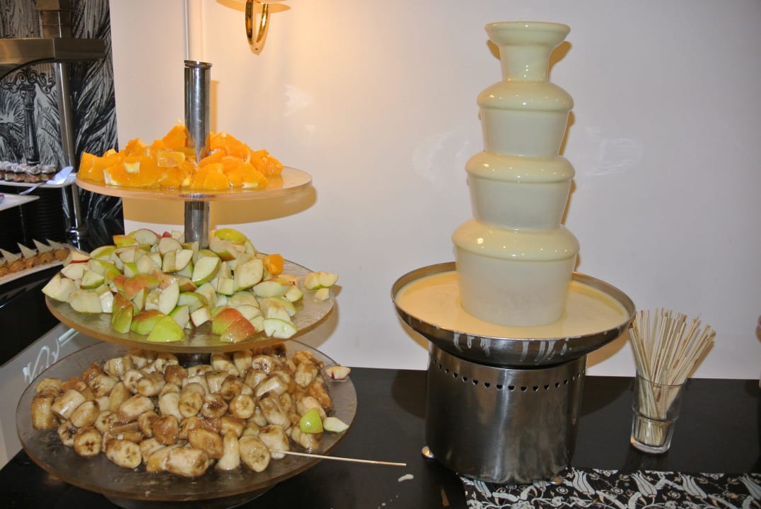 Der Schokobrunnen (Brrrr) Hotel Delphin Imperial