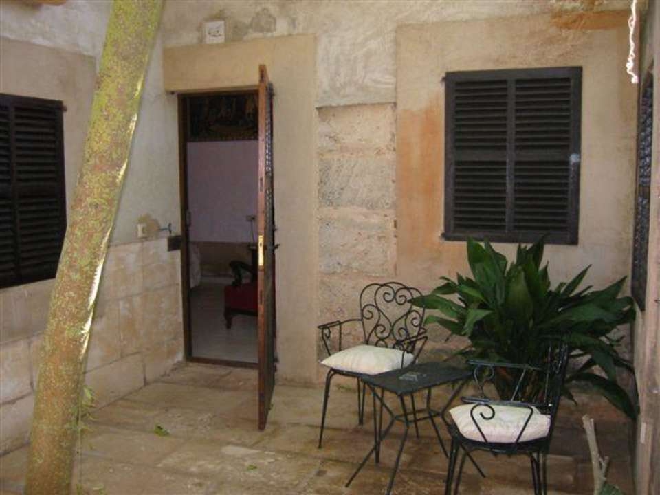 Eingang zu einem der Zimmer. Finca Es Palmer