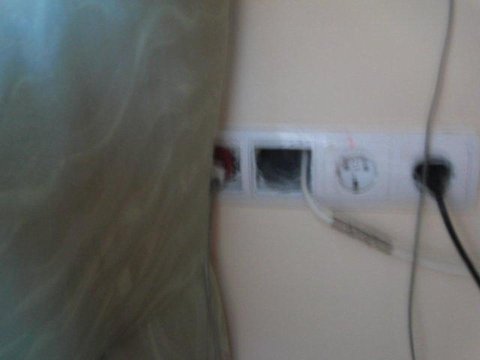 Freiliegende Elektrik Hotel Diamond