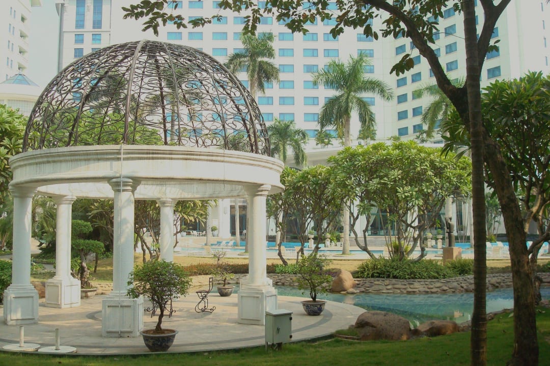 Pavillion im Garten Daewoo Hotel