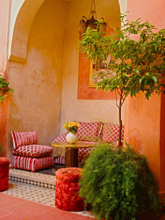 Innenhof_1001 Nische Riad Bahja