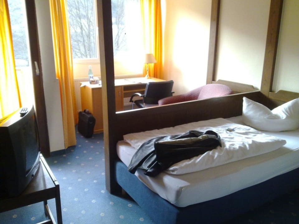 Blick vom Eingang Hotel Zum Engel