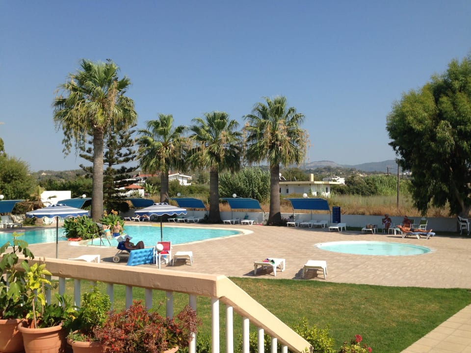 Ausblick von der Terrasse Hotel Sabina