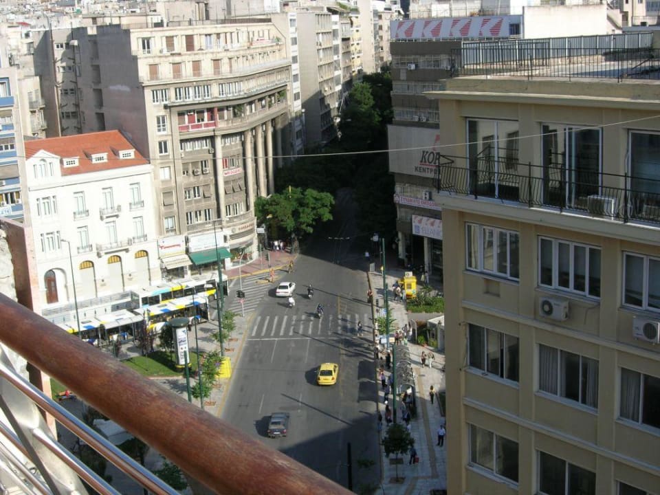 Blick vom Dach Meliá Athens Hotel