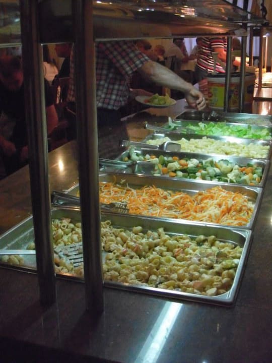 Essen vom Buffet Hotel Jecsalis + Gesoria