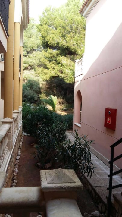 Balkonausblick ( siehe unsere Bewertung ) allsun Hotel Lago Playa Park