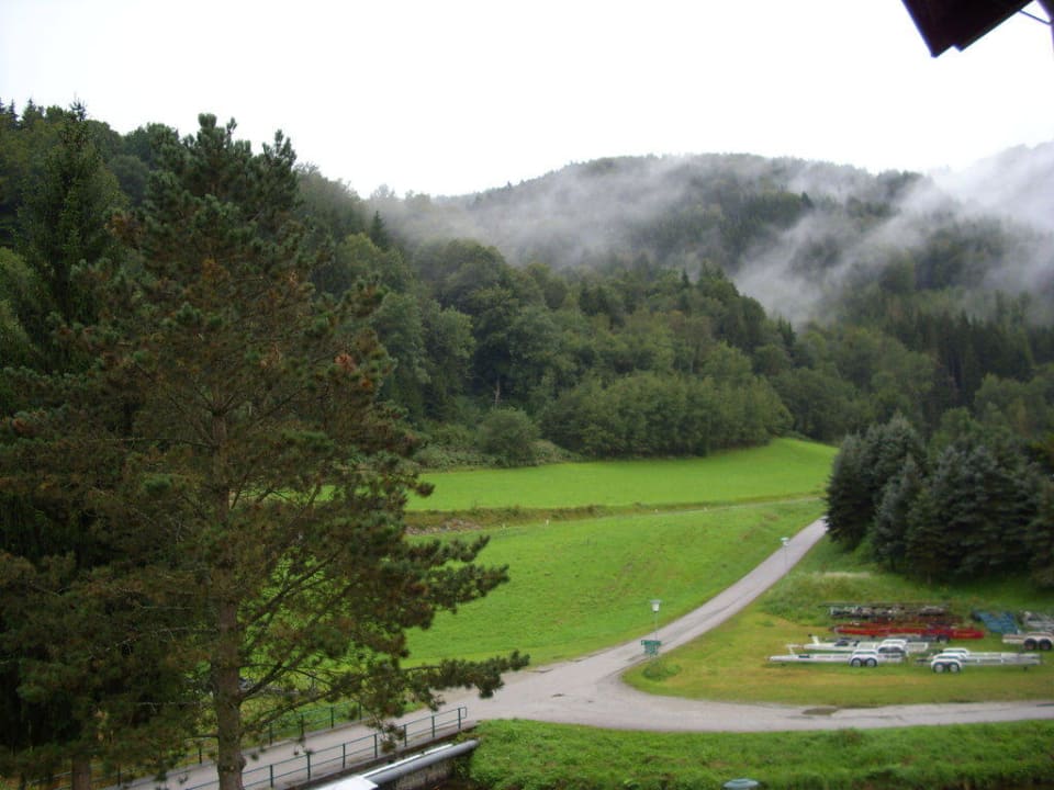 vom Zimmer zur Landseite Riverresort Donauschlinge