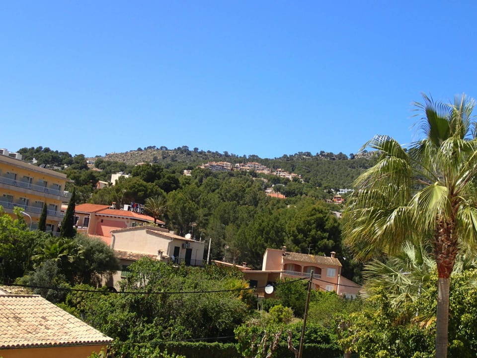 Ausblick nach rechts vom Balkon Zimmer 203   Hostal Villa Cati