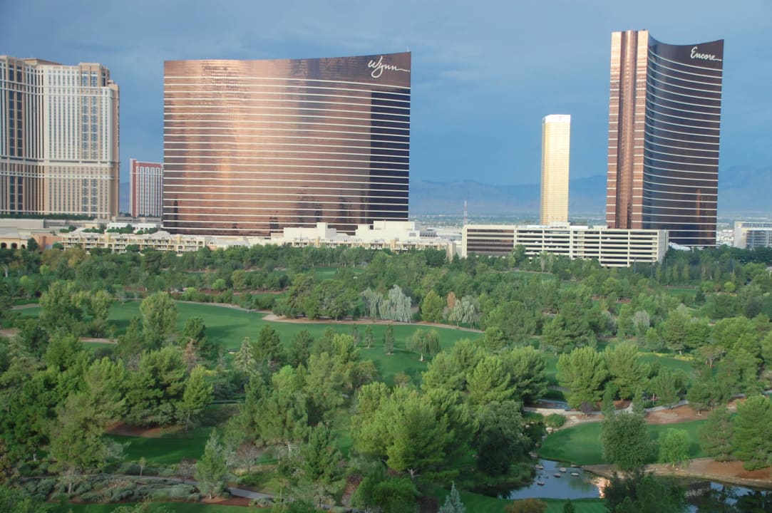 Blick vom Zimmer auf den Golfplatz vom Wynn Hotel Renaissance by Marriott Las Vegas