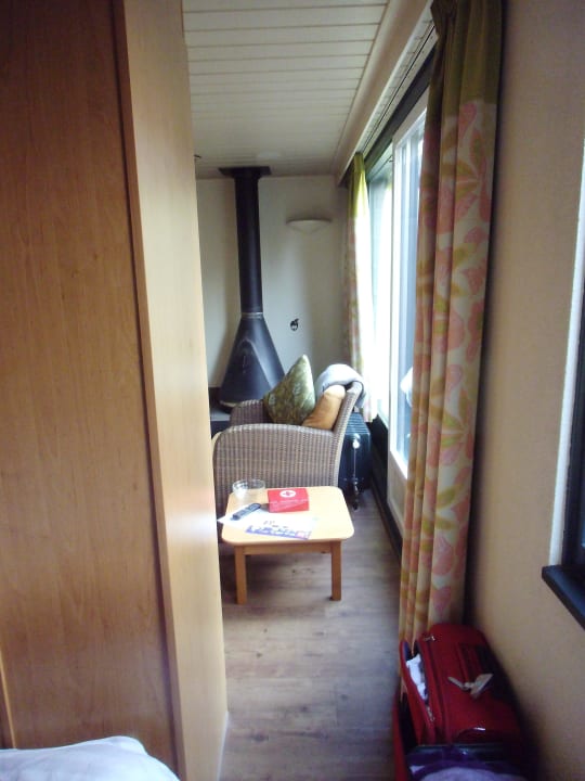 Blick vom Schlafberich zum Wohnbereich Center Parcs De Kempervennen