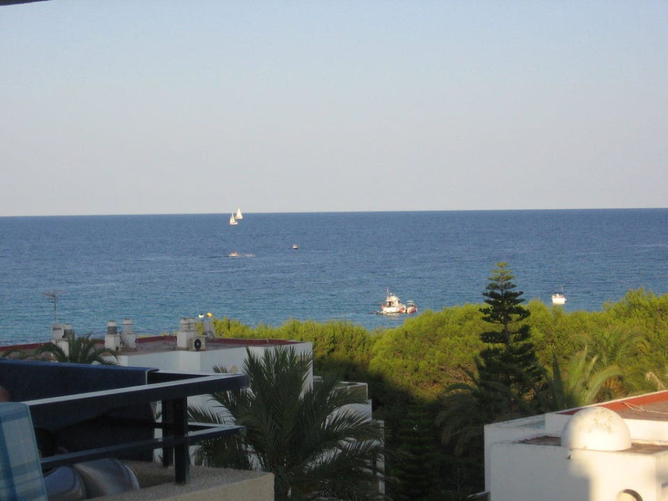 Blick aus unserem Appartment Hipotels Bahia Grande