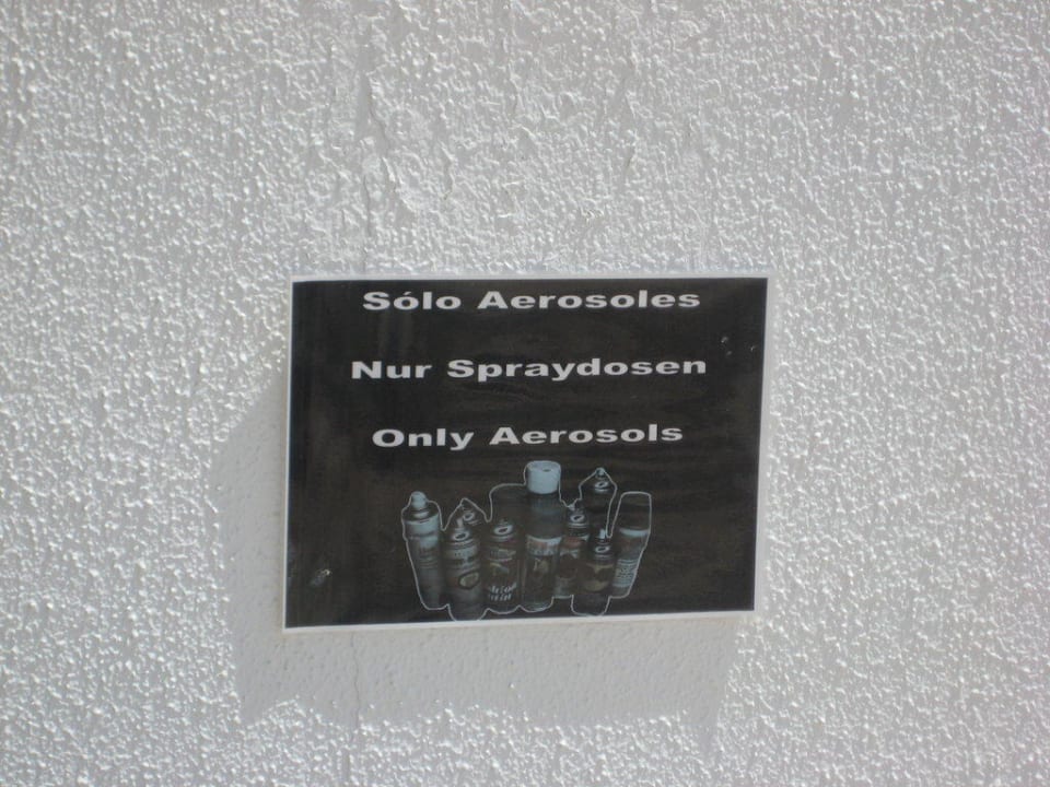 Mülltrennung Hipotels Flamenco