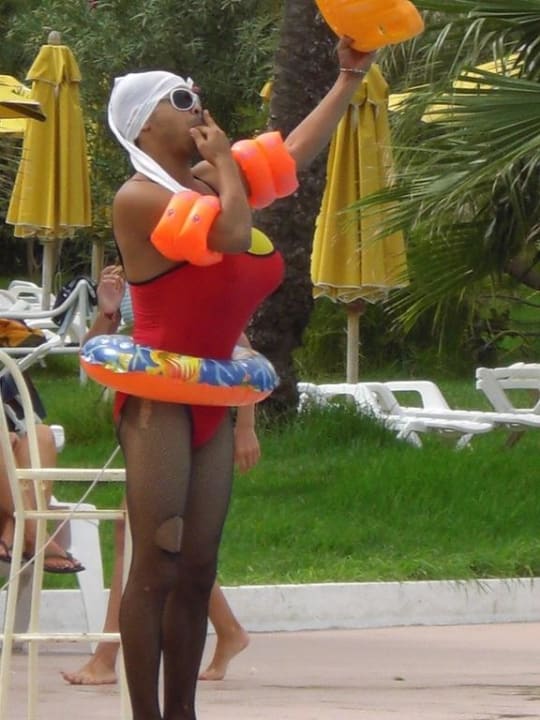 Nochmal der Chefanimateur Mahdia Beach & Aquapark