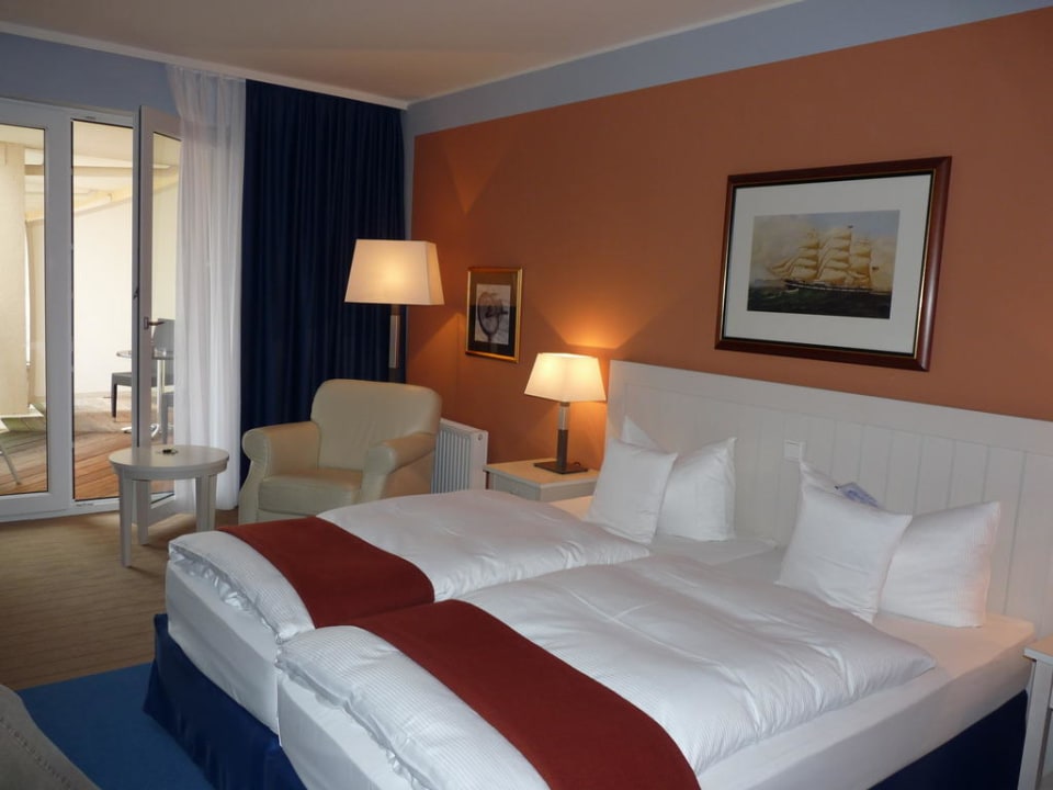 DeLuxe Doppelzimmer Marinaresort Ferienhäuser Hafendorf Rheinsberg