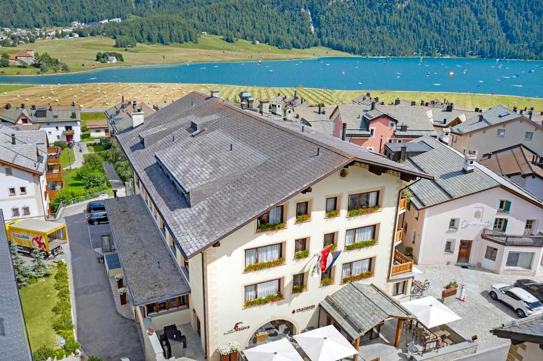 Außenansicht Albana Hotel Silvaplana