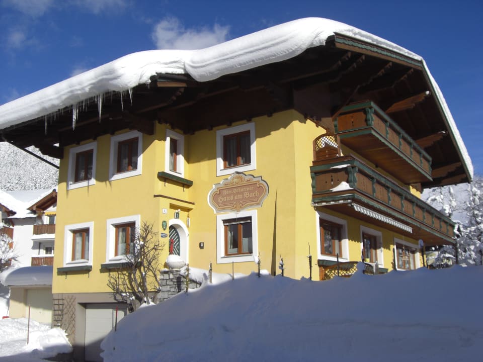 Außenansicht Frühstückspension Haus am Bach