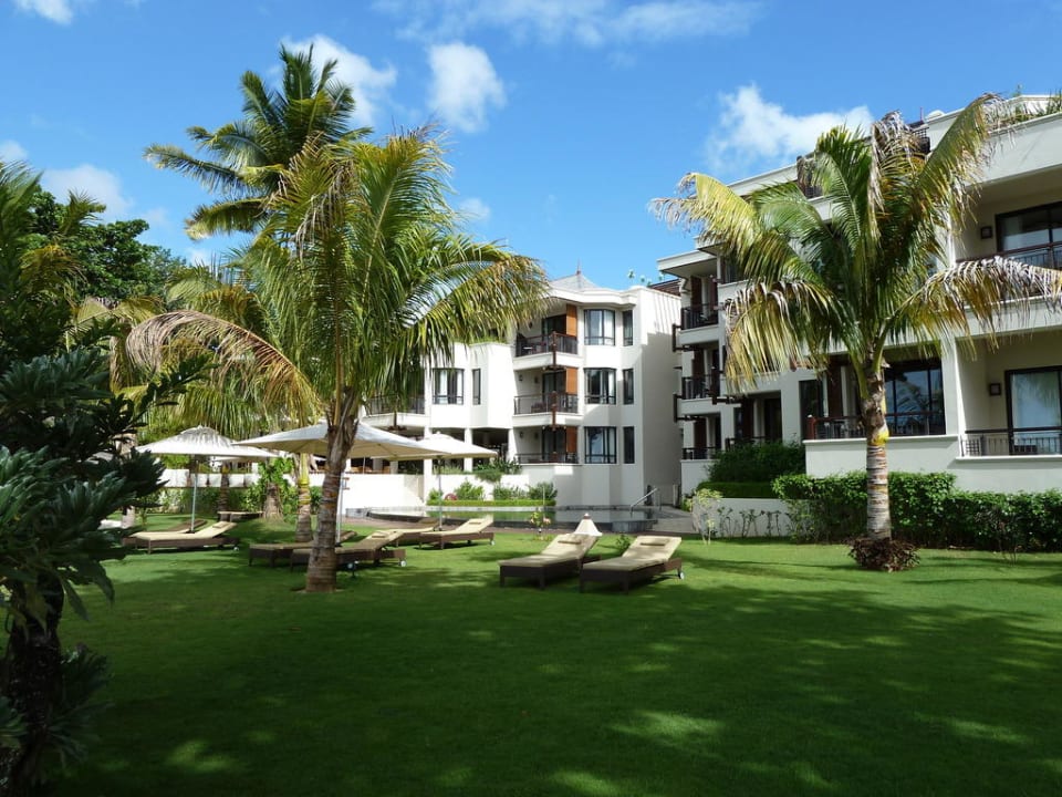 Blick vom Strand Le Cardinal Exclusive Resort